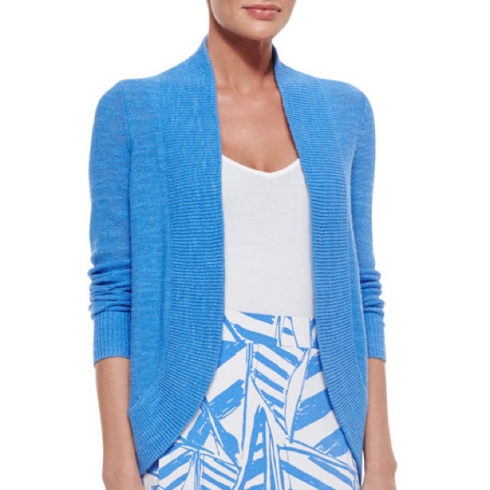 Lilly Pulitzer blue Amalie cardigan